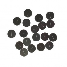 狭缝 直径8mm 缝长=2mm  缝宽0.13mm 厚度0.5mm