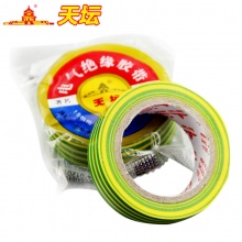 天坛（Tiantan）双色塑料胶布 绝缘胶带 18mm*10米*1.3mm 5卷