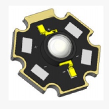 0.5w 仿流明红光，620nm 625nm 630nm 带六角散热板